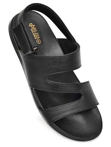 Image of Super Soft Ortho Friendly Adjustable Velcro strap Doctor Sandal & Cushioned Footbed Lightweight Anti-Slip Sole Casual Sandals in Dual Comfortable Stylish for Men BB1065
