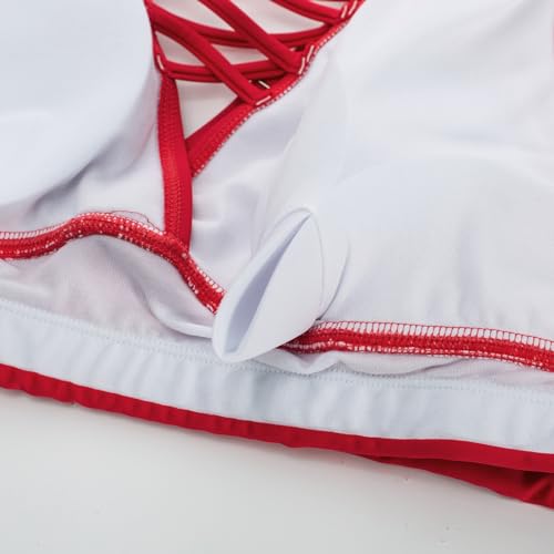 Hanna Nikole Bikini Sets for Women Plus Size Front Strappy Two Piece Bathing Suits High Waist Tummy Control Swimsuit4