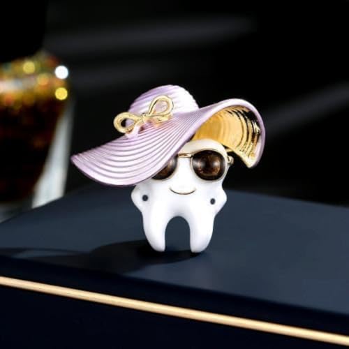 Image of 1PCS /6PCS Dental Pin Cute Enamel Dental Brooch Fashion Unisex Cartoon Clothing Badge Lapel Pin Campus Clothing Accessories Medical Jewelry Souvenir Gift Doctor Nurse Graduate Student