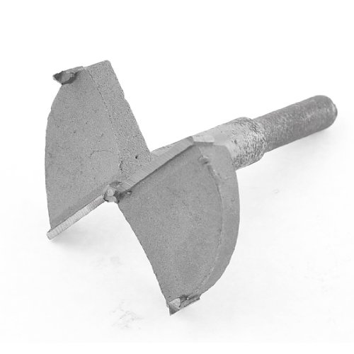 Broca para bisagras 60 mm gris tono plata Aexit miniatura 1