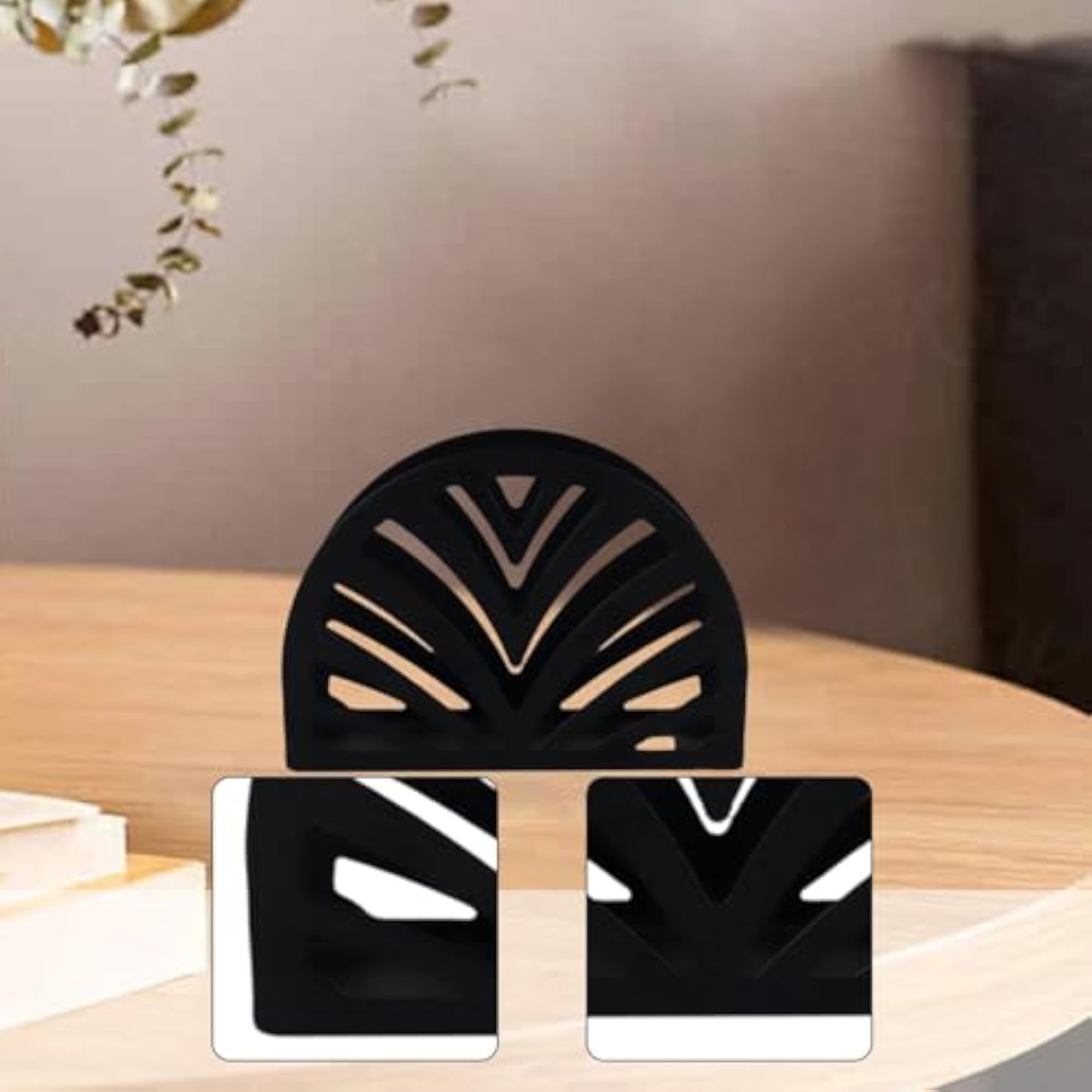 Modern Napkin Holder Tabletop Rack for Coffee Shop Style A