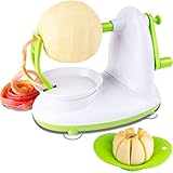 Apple Peeler, Pear Peeler with 8 Wedges Apple Slicer and Corer, Stainless Steel Blades Apple Cutter