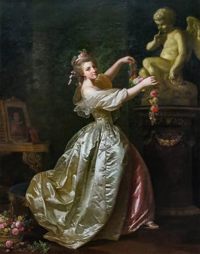 Poster impression sur toile Alexander Roslin pour créer une ambiance romantique au salon