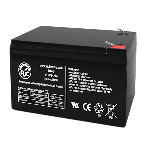 AJC Battery for Moderno Kids Trail Explorer 12V 14Ah Ride-On