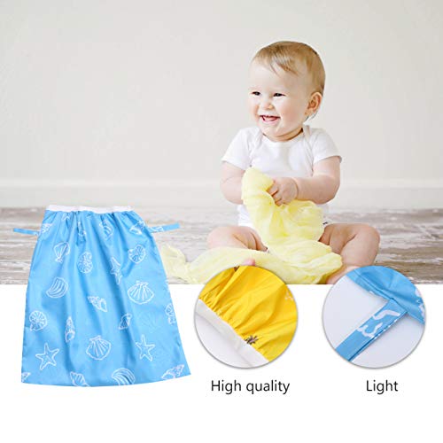 EXCEART 2 Pcs Sacos de Balde de Fraldas Reutilizáveis â€‹â€‹á€ Prova D 'água Fralda de Pano Forro d