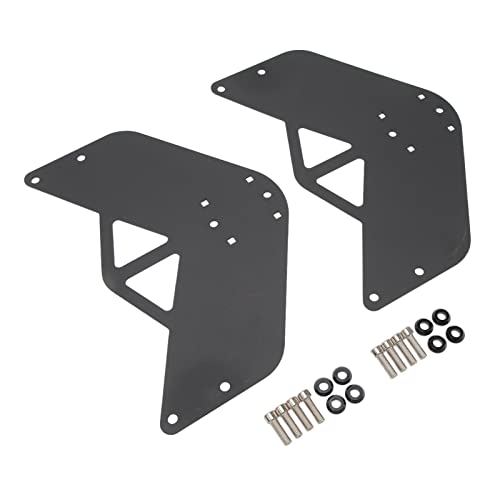 Generic Juego de 2 Soportes de Bisagra para Puerta de de Acero Inoxidable para JK JL JT, Soporte para Tanque de Gasolina de Fácil Instalación Apto para Amantes de