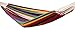 AMANKA Hamac XXL pour Deux Personnes 400x160cm Jusqu'à 150 kg 100% Coton Hamacs Plus de Monde Ensemble Multicolore