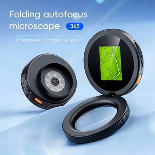 Microscope numérique de poche 500x LED avec écran IPS 2" pliable