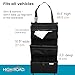 High Road Storage Organizer with Car Tissue Box Holder and Multipurpose Pockets - Back of the Seat or Front Seat Organizer for Driving Essentials - Slim and Compact Car Storage for All Vehicles