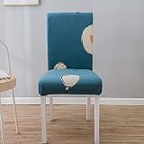 Surwin Housse de Chaise Extensible 2/4/6/8 pièces, Housse de Salle à Manger Amovible Lavable Moderne Universel pour Décor Salle à Manger, Hôtel et Mariage, Cuisine & Maison (2 pièces,Ballon)
