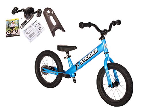 Review Of Strider - 14X 2-in-1 Balance to Pedal Bike Kit, Awesome Blue
