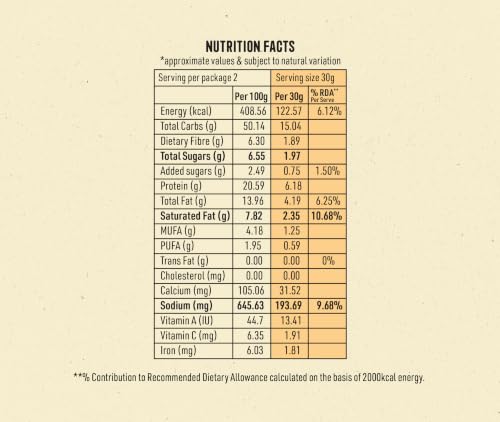 Image of Nourish Organics Tangy Taco Protein Puffs | 12g Plant Protein per Pack | Baked, Not Fried | Made with Chickpea, Brown Rice & Maize | No Maida, No Palm Oil | Gluten-Free Snack with Bold Taco Flavour | 60g (Pack of 4)