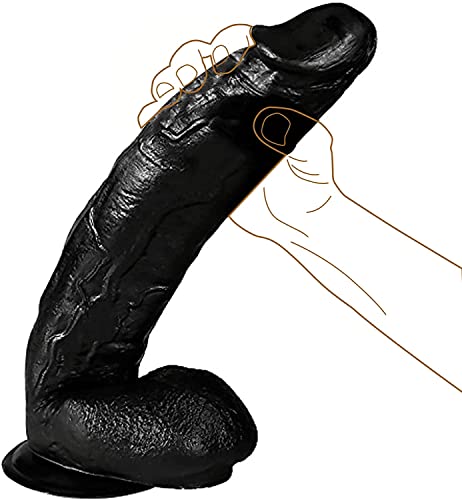 Realistic Dildos, Big Thick G Spot Anal Dildo for Mens Women Sex, Adult Gay with Strong Suction Cup,10.43 inch TPE Massive Dildos for Hands-Free Play,Huge Dildo Erotic Sex Toy for Men Women Couple