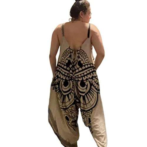 Srliya Eulenkleid, V-Ausschnitt, Bedruckter Spaghettiträger, Eulengesichts-Overall, Neue Sommer-beiläufige, Lockere Maxi-Strand-lange Kleider. Eule Bedruckt, Bohemian-Stil, Hosenträger, Srliya Eulenkleid, V-Ausschnitt, Bedruckter Spaghettiträger, Eulengesichts-Overall, Neue Sommer-beiläufige, Lockere Maxi-Strand-lange Kleider. Eule Bedruckt, Bohemian-Stil, Hosenträger,