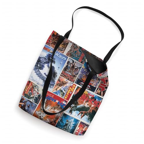 Bolsa Tote Godzilla Collage Clásica Colorida Kaiju miniatura 2