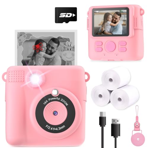 ESOXOFFORE Instant Print Camera for Kids, Christmas Birthday...