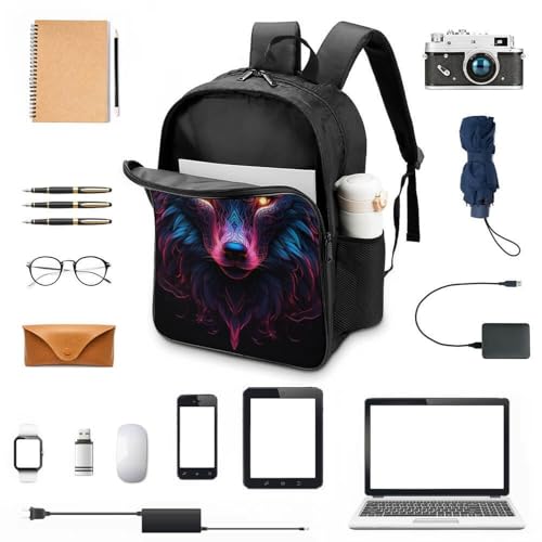 Sac à dos pour filles Wolf grand volume de 40cm résistant à l'eau - 4