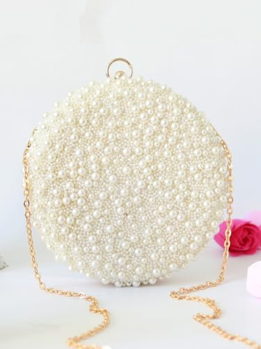 Image of THE TAN CLAN Ifrah Hand Embroidered Clutches for women Purses Luxury Evening Handbags for ladies