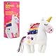 Avenir 6301620 DIY Nähset, Sewing Unicorn, Motiv Einhorn, Bastelset für Kinder, Kreativ-Set, ab 6 Jahren