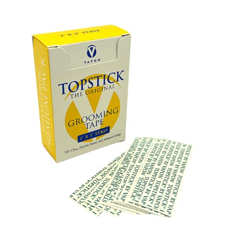 Vapon Topstick 1 X 3 - Clear Strips - New Hypoallergic Premium Pack - 120 Count