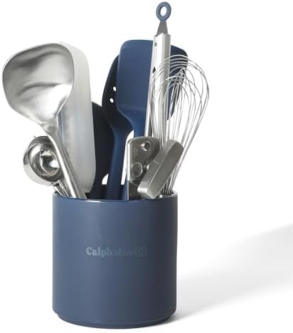Calphalon Edge Kitchen Utensil and Gadget Set with Crock, 10-Piec...