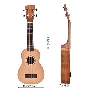 Guitare débutant pour enfants Flanger FU-80S Ukulélé 21 pouces en bois compact Mini guitare à 4 cordes Instrument de… - Les Beatles, Paul McCartney, John Lennon, RIngo Starr, George Harrison Guitare débutant pour enfants Flanger FU-80S Ukulélé 21 pouces en bois compact Mini guitare à 4 cordes Instrument de… – Image 2
