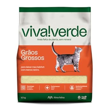 Viva!Verde Areia Higiênica Grãos Grossos 10kg