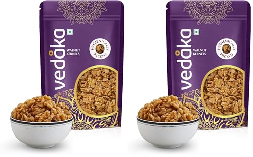 Image of Amazon Brand - Vedaka Premium Walnut Kernels | 250 G | Dried Walnut Without Shell | Natural Akhrot Giri | Delectable And Crunchy | Healthy Snack (Pack of 2)