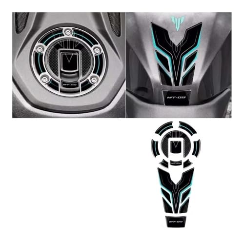 Kit de protection anti-rayures pour bouchon réservoir moto MT09 SP
