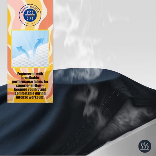 Men’s Big and Tall Long Sleeve Shirts Quick Dry Moisture Wicking Lightweight Stretch Athletic Gym Workout Tops 2 Pack2