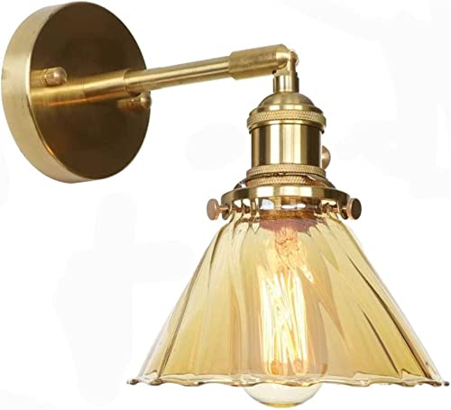 Applique murale moderne LED en verre avec interrupteur pour éclairage de salon