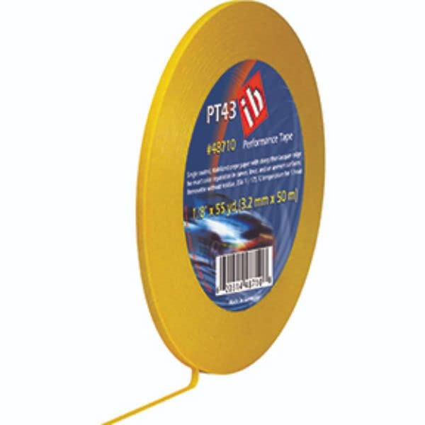 PT43 Yellow Performance Tape, 1/8IN x 55 yd 48710-1 Each