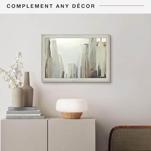 MCS Studio Gallery 12x18 Picture Frame Gray Woodgrain, Rectangle Photo Frame for Photos, Posters & Art Prints (1-Pack)