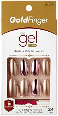 Kiss Gold Finger Glam Ready-to-Wear Gel Manicure GF09X