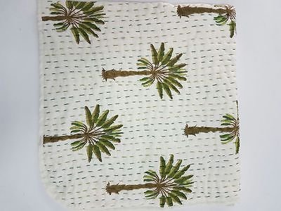 3D Rose Vintage Children's Story Fairies and Elfs Baking A Cake 1890S Square Quilt, 8 x 8