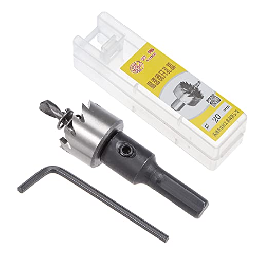 sourcingmap 20mm HSS Drill Bit Hole Saw for Stainless Steel Metal Alloy Wood, 20x14mm - Image 4