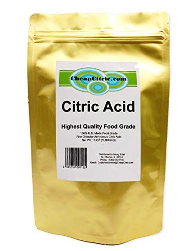One (1) Pound of 100% Fine Crystalline Food Grade Citric Acid