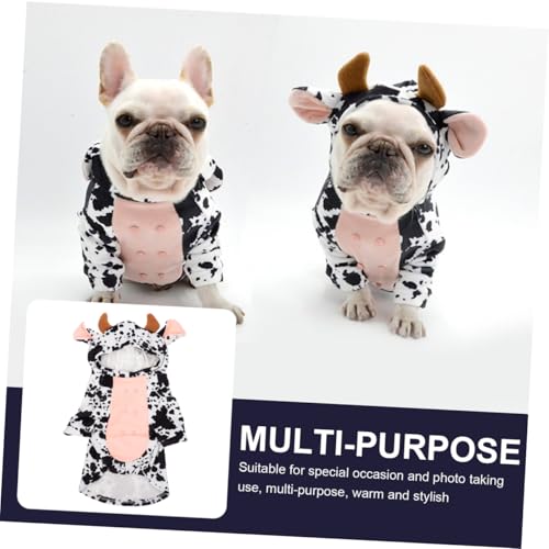 Disfraz para perro temática vaca talla L miniatura 7