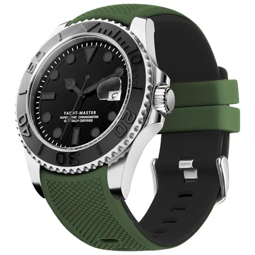 Image of Fullmosa 22mm 20mm 24mm Silicone Watch Bands No Gaps Compatible for Samsung Galaxy Watch 7 6 5 4 3,Galaxy Watch 46mm 42mm,Garmin