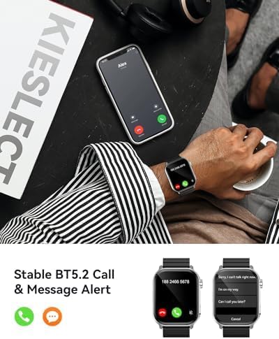 Miniatura 3 de Reloj inteligente, 2.01 pulgadas, AMOLED, relojes inteligentes para hombres y mujeres, batería larga, Bluetooth, rastreador de actividad física con