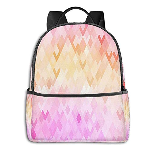 Preisvergleich Produktbild Schulrucksack Schultaschen Mädchen Teenager Rucksack Schultasche Schulrucksäcke wasserdichte Backpack für Damen Herren Geeignet 14 Zoll Notebook Hübscher rosa Entwurf