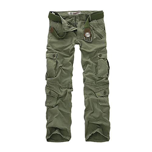 Pantalon cargo homme résistant grande taille vert 34 anti-usure