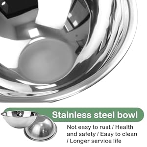 Ptlom Dog Cat Basic Food and Water Bowl Set, 2 Removable Stainless Steel Feeding Bowls with Non-Slip Leak-Proof Plastic Stand Suitable for Small and Medium Pet Puppy Feeder Tableware Supplies, Green