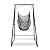 ONCLOUD Upgraded Hammock Chair Stand Metal Swing Stand Frame, Heavy Duty Steel Hammock Stand Only for Porch, Backyard, Indoor or Outdoor