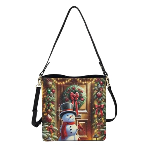 Image of HUGS IDEA Hoho Bag for Women Crossbody Purse Leather Handbags Laides Shoulder Bags