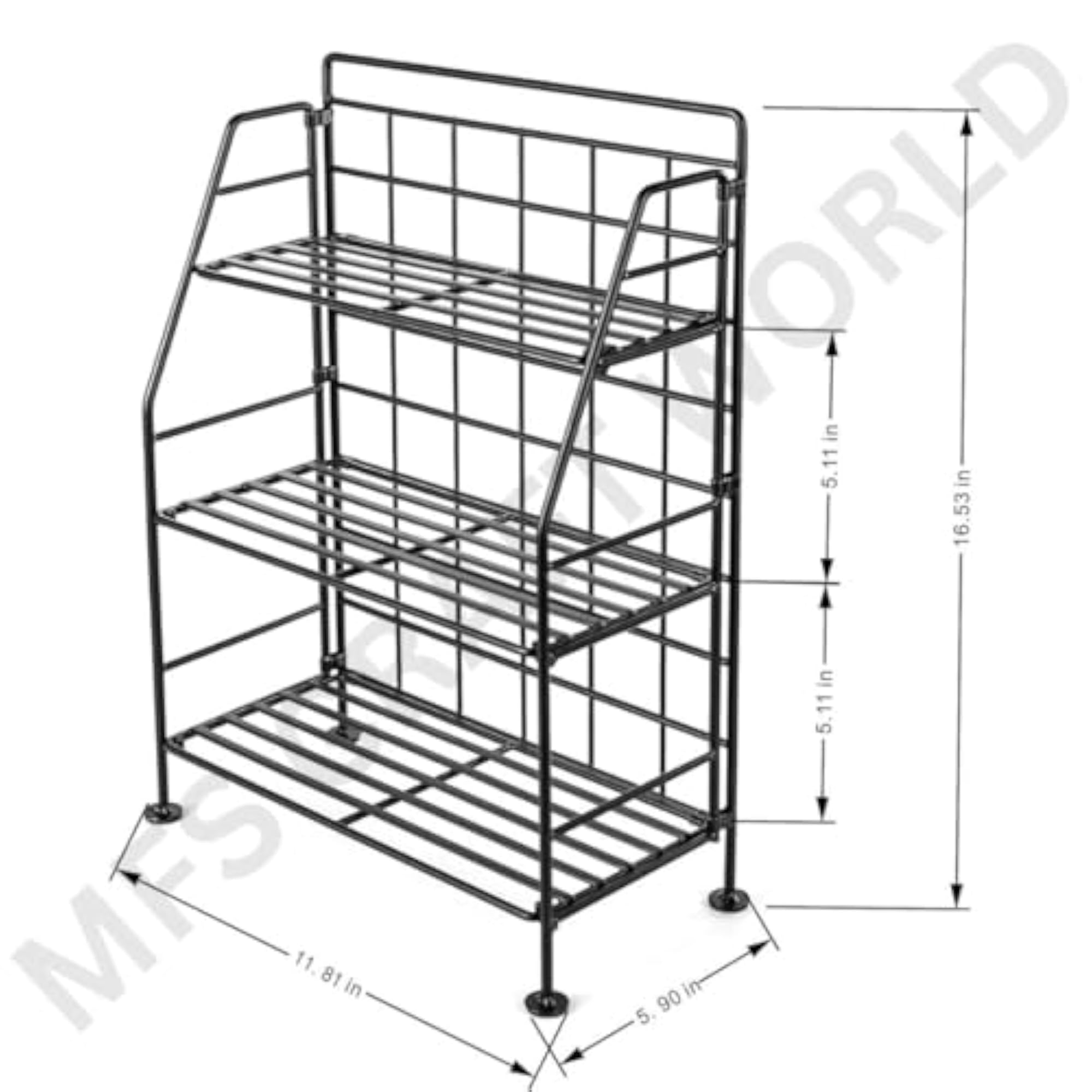 3-Tier Foldable Kitchen Storage Bin Organizer