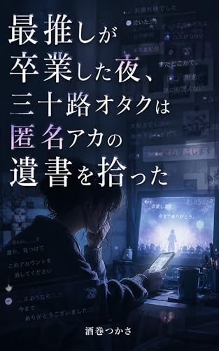 最推しが卒業した夜、 三十路オタクは匿名アカの 遺書を拾った