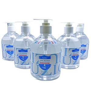 6 x 500ml SAN+ 75% Alcohol Sanitisator