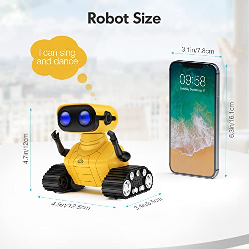 image for ALLCELE Robot Toys, Rechargeable RC Robots for Kids Boys, Remote Contr