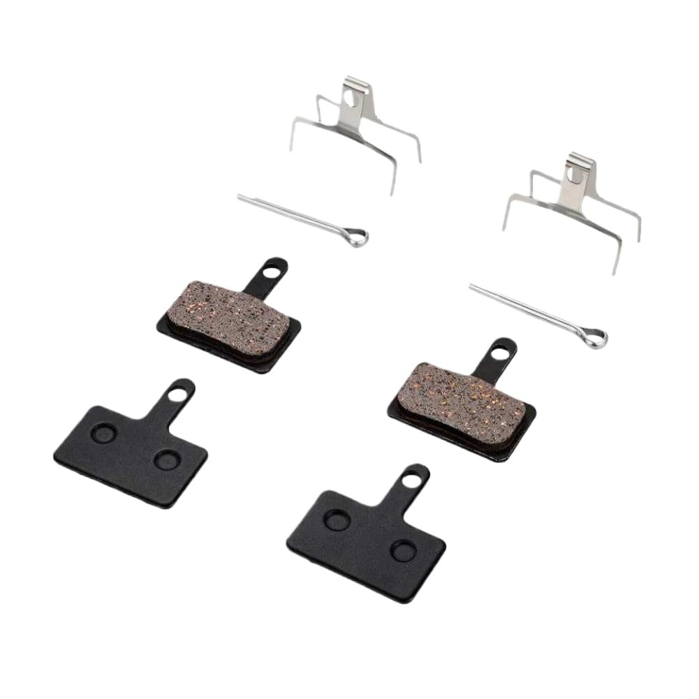 Pastillas de freno 1 par de pastillas de freno de disco delanteras y traseras de metal sinterizado compatibles con bicicleta eléctrica Ridstar Q20